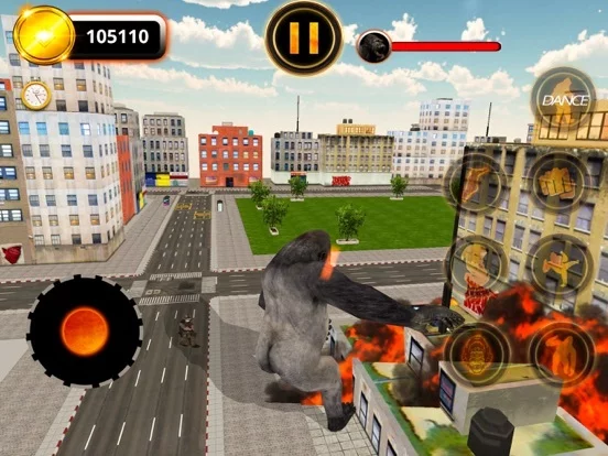 Изображение игры: Gorilla Bigfoot Rampage Game