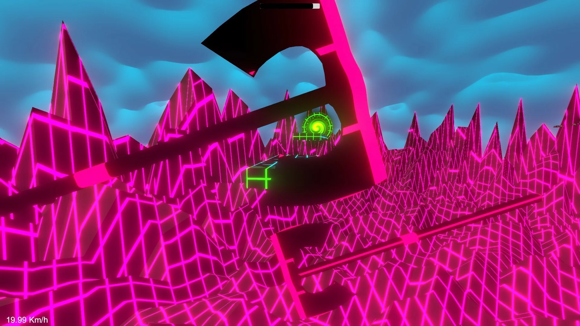 Изображение игры: Synthwave Hop