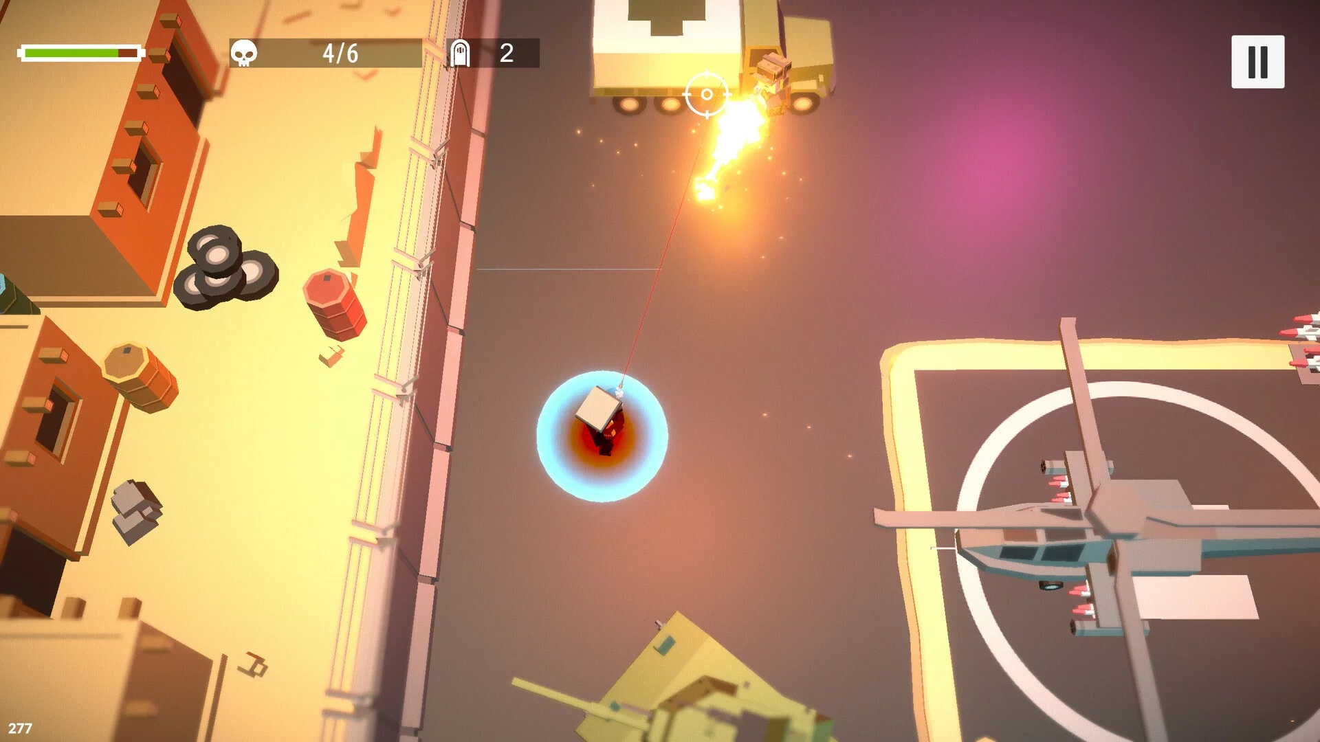 Изображение игры: Military Base War