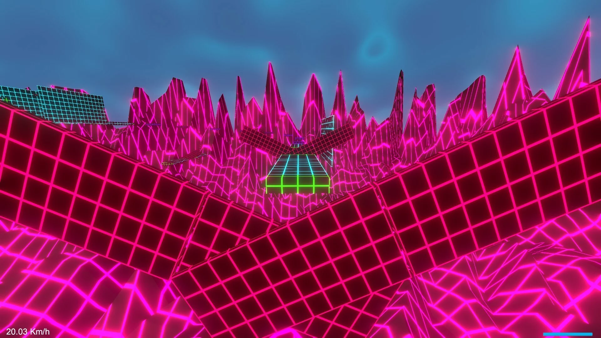 Изображение игры: Synthwave Hop