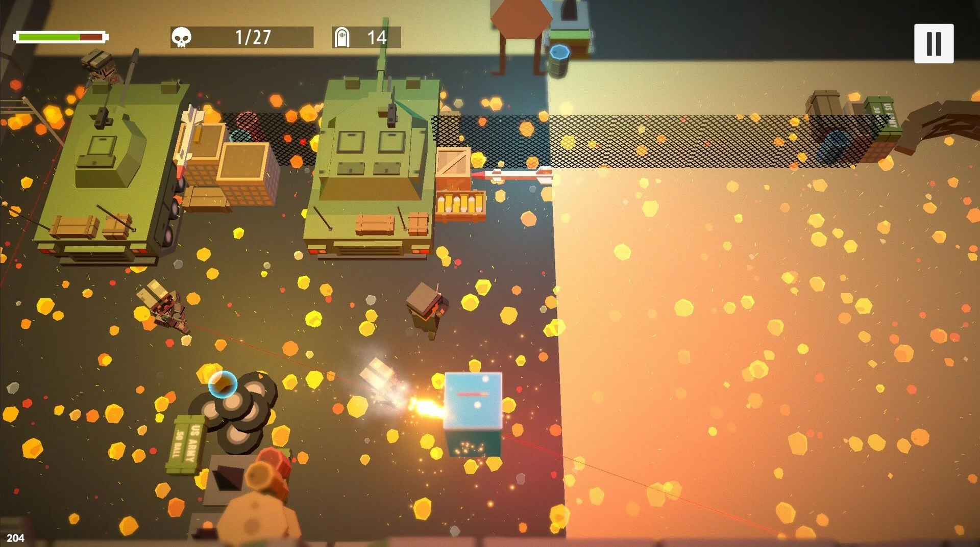 Изображение игры: Military Base War