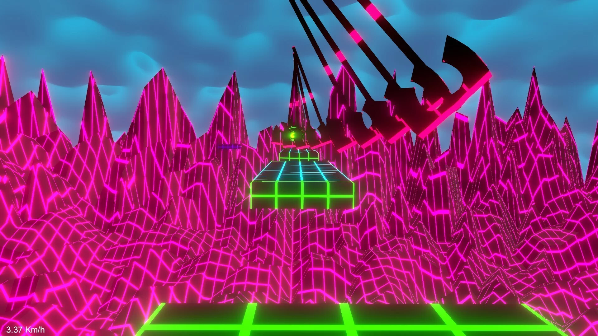 Изображение игры: Synthwave Hop