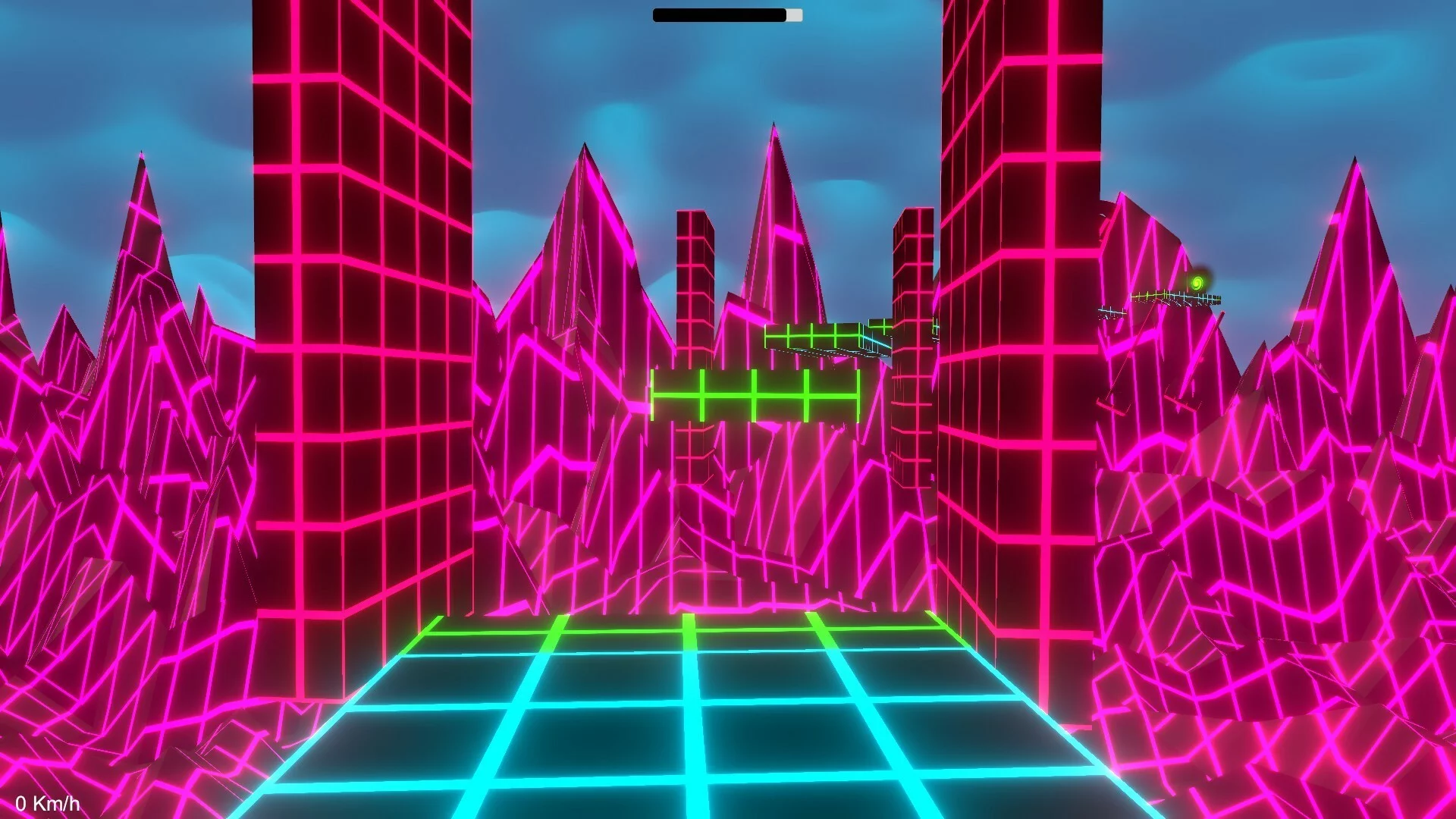 Изображение игры: Synthwave Hop