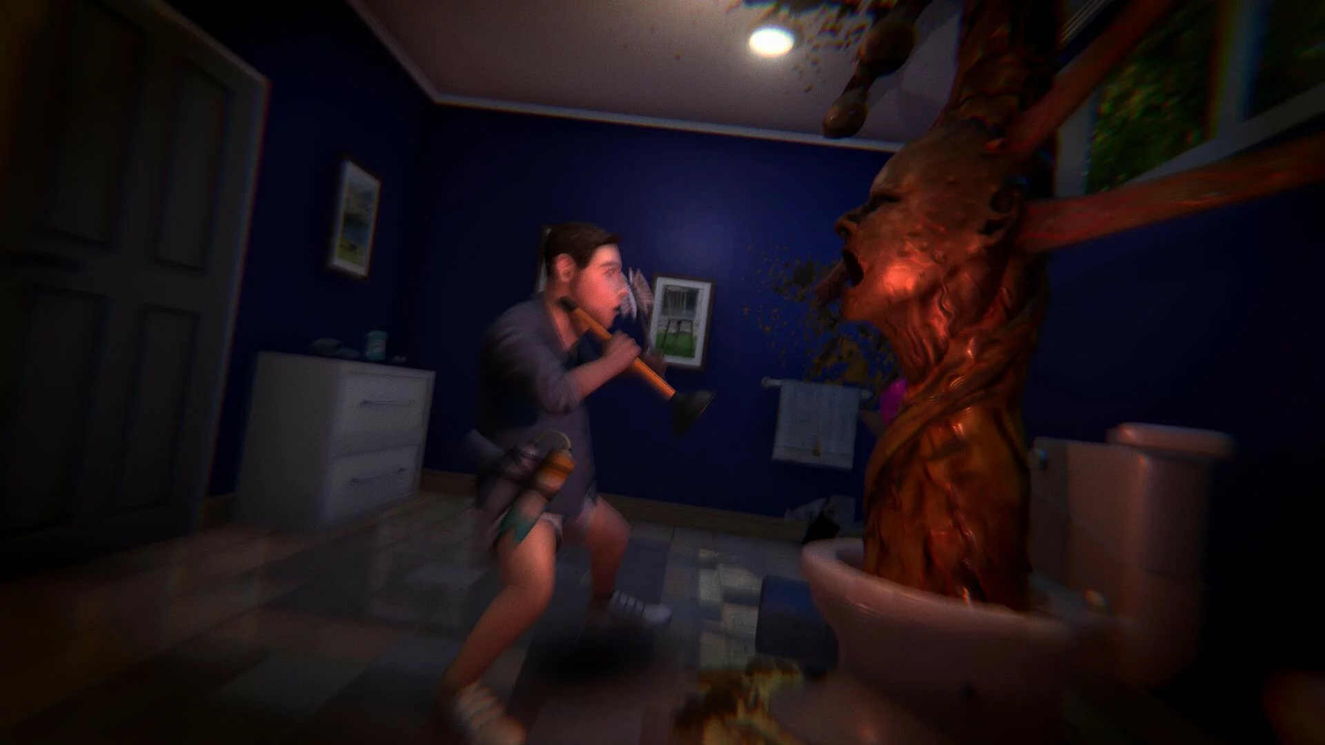 Изображение игры: ATTACK OF THE EVIL POOP VR