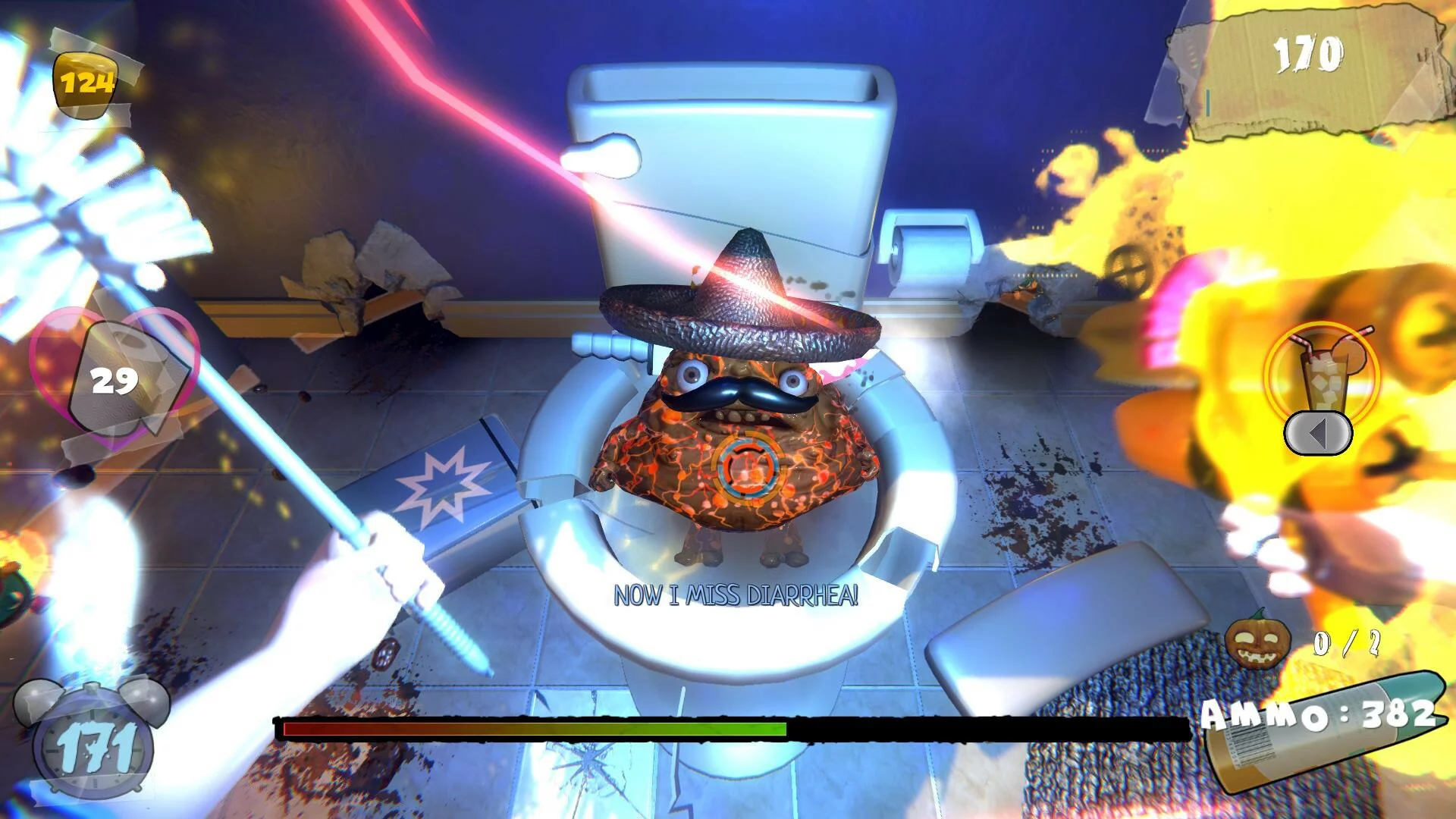 Изображение игры: ATTACK OF THE EVIL POOP VR