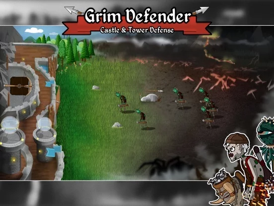 Изображение игры: Grim Defender: Castle Defense