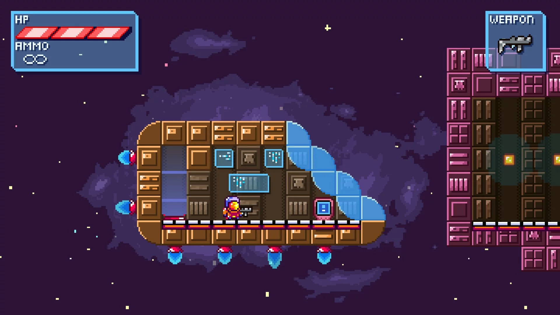 Изображение игры: Deep Space | Space-Platformer