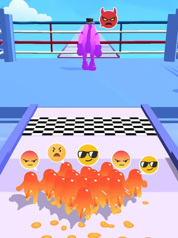 Изображение игры: Dino Runner 3D: Blob Clash