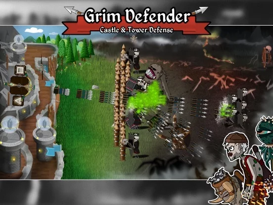 Изображение игры: Grim Defender: Castle Defense