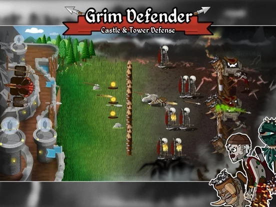 Изображение игры: Grim Defender: Castle Defense