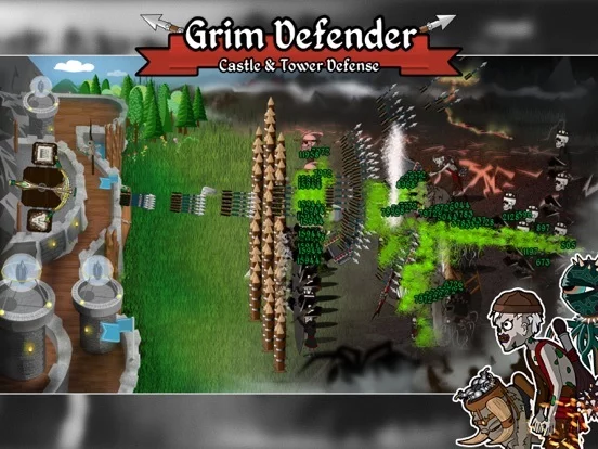 Изображение игры: Grim Defender: Castle Defense