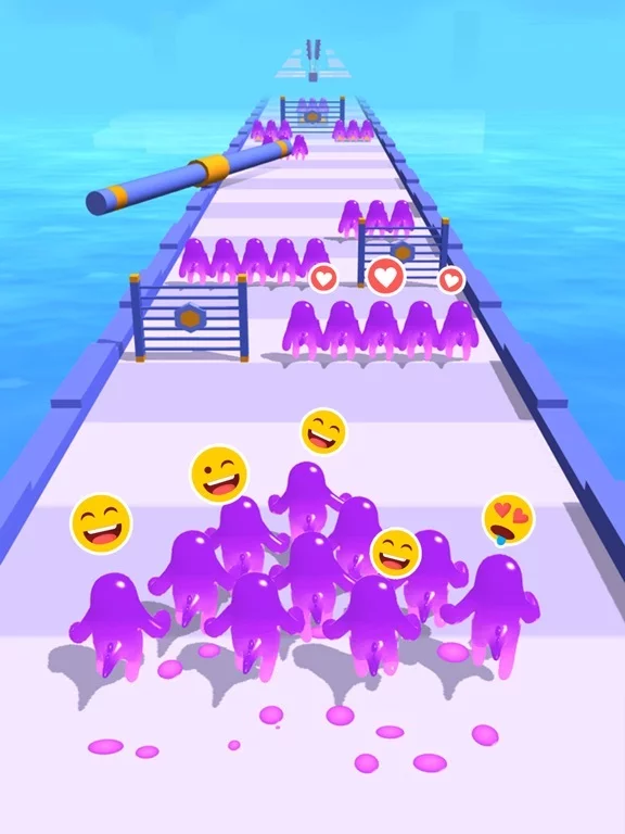 Изображение игры: Dino Runner 3D: Blob Clash
