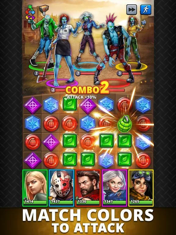 Изображение игры: Puzzle Combat: Match-3 RPG
