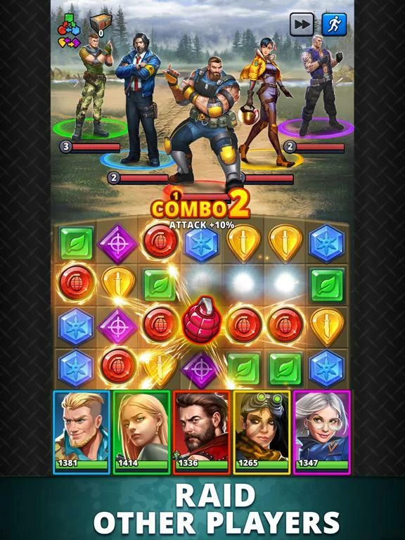 Изображение игры: Puzzle Combat: Match-3 RPG