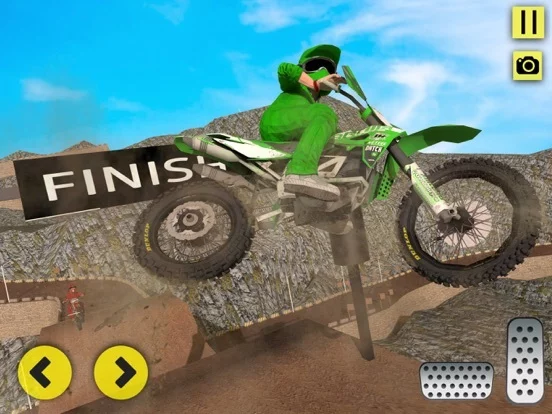 Изображение игры: Dirt Bike Motocross Trials 3D