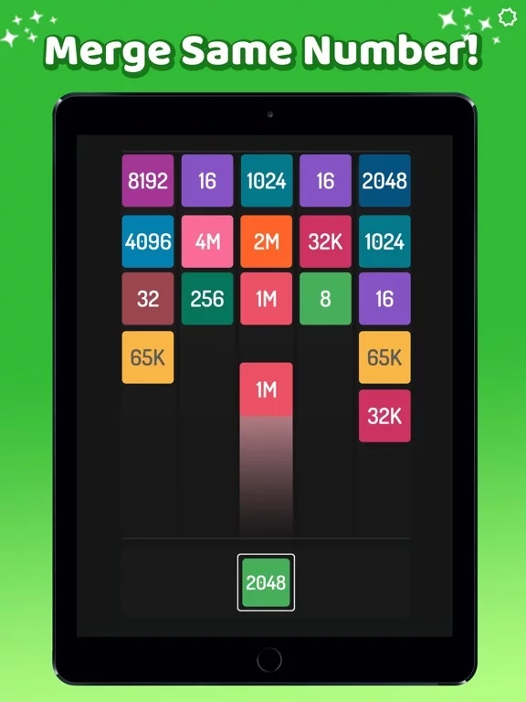 Изображение игры: Merge Numbers - 2048