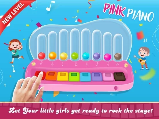 Изображение игры: Girly Pink Piano Simulator