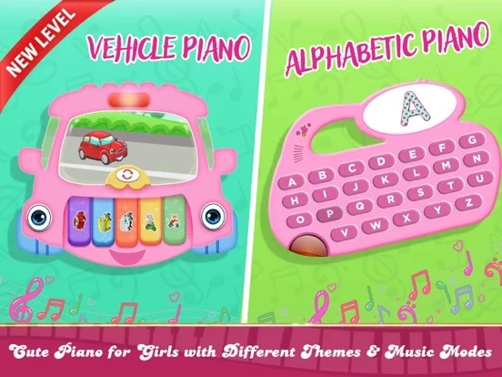 Изображение игры: Girly Pink Piano Simulator