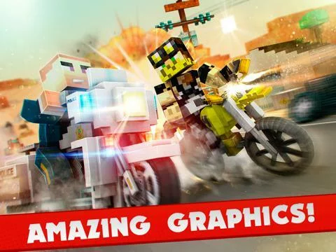 Изображение игры: Dirt Bikes Craft Survival. Shooting Motorcross Race For Boys Free