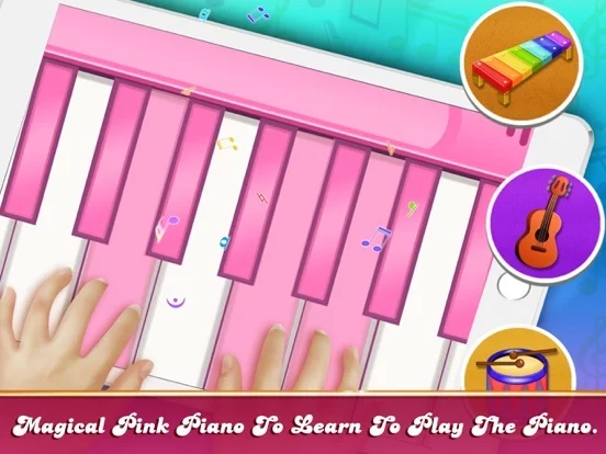 Изображение игры: Girly Pink Piano Simulator