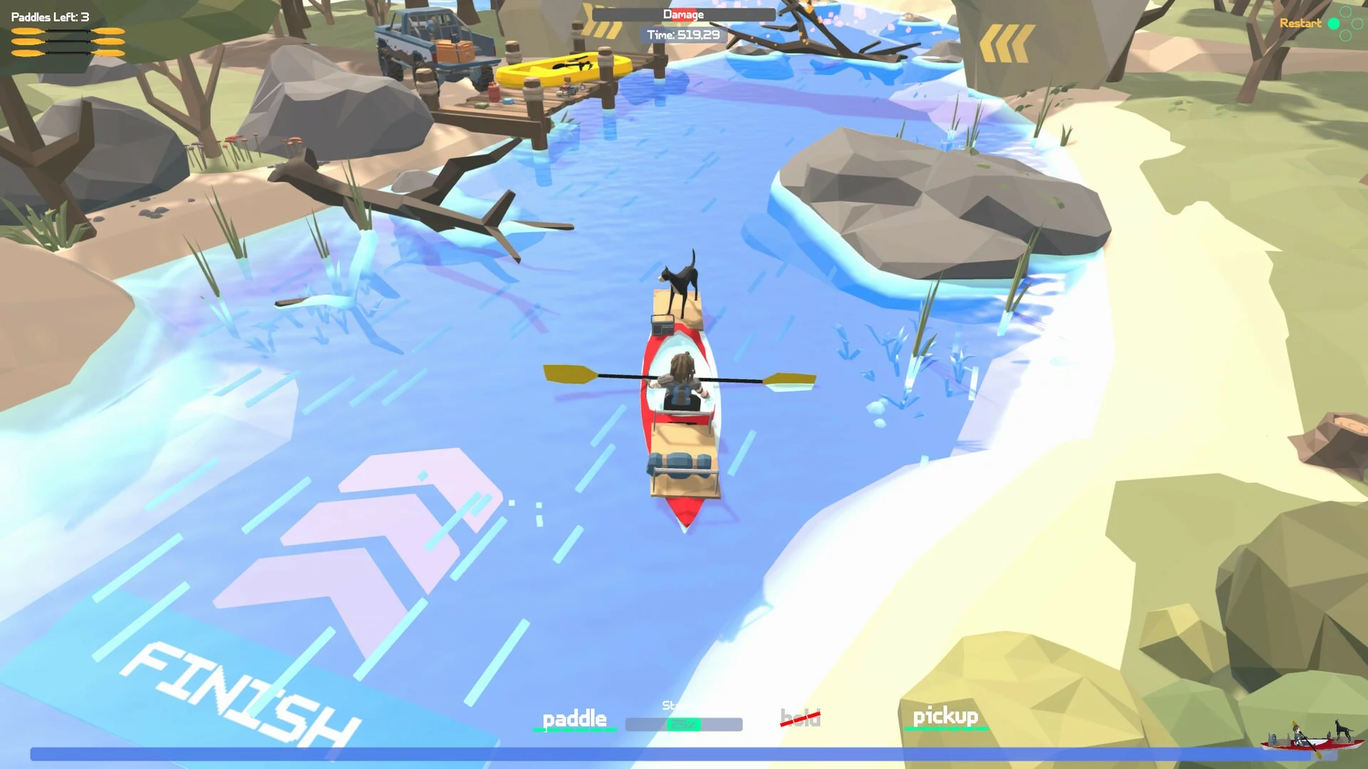Изображение игры: Down the River
