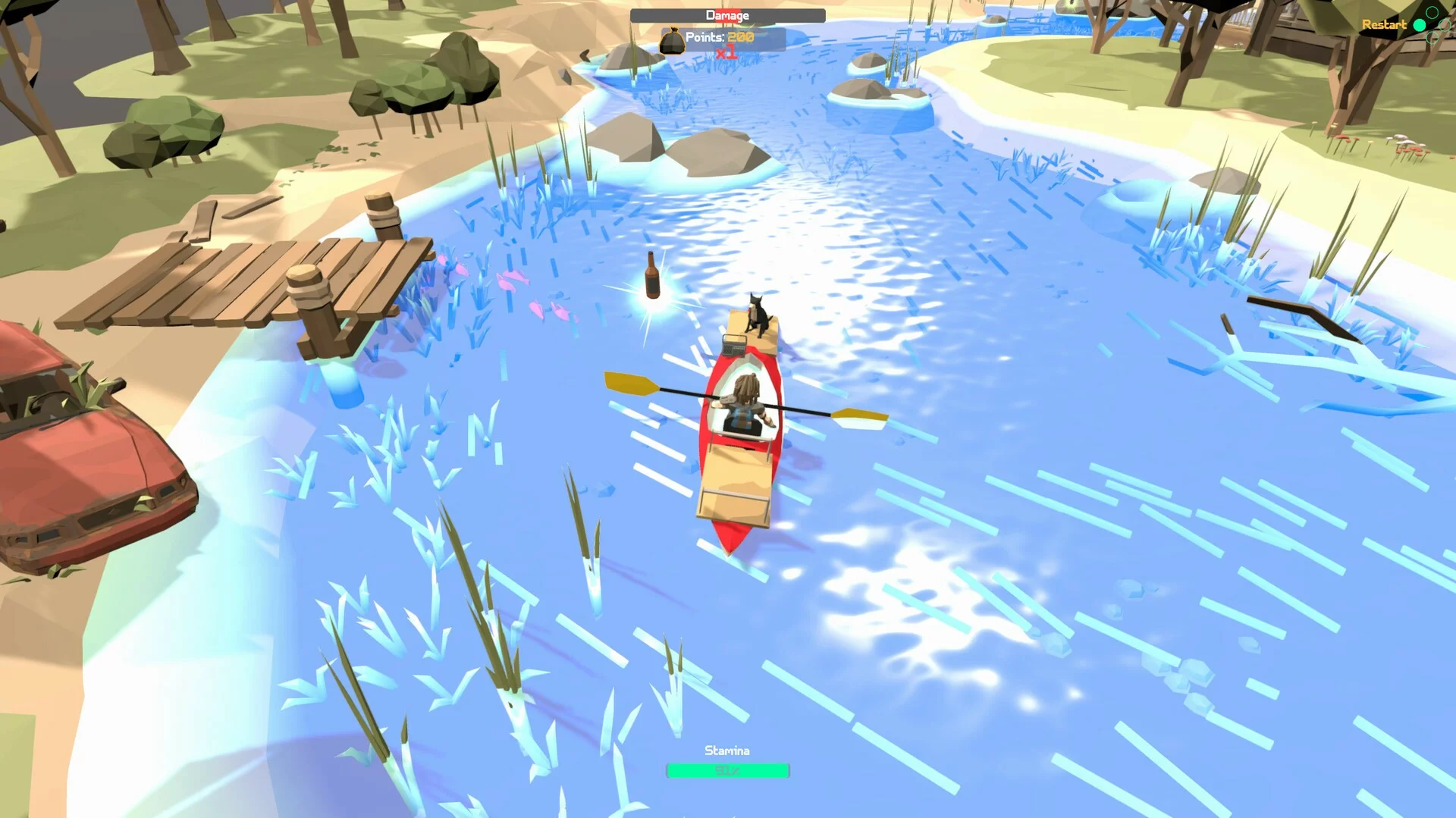 Изображение игры: Down the River