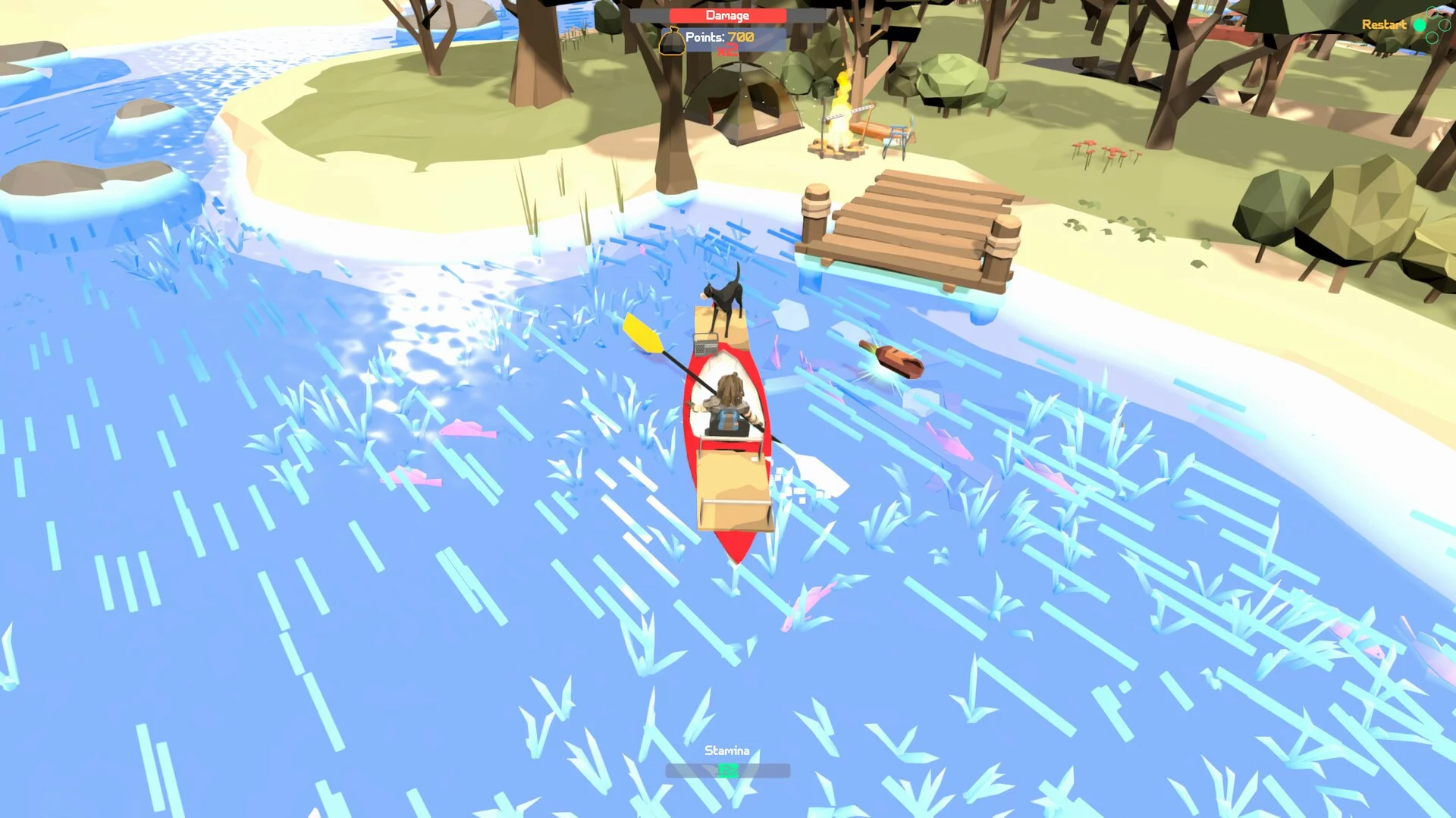 Изображение игры: Down the River