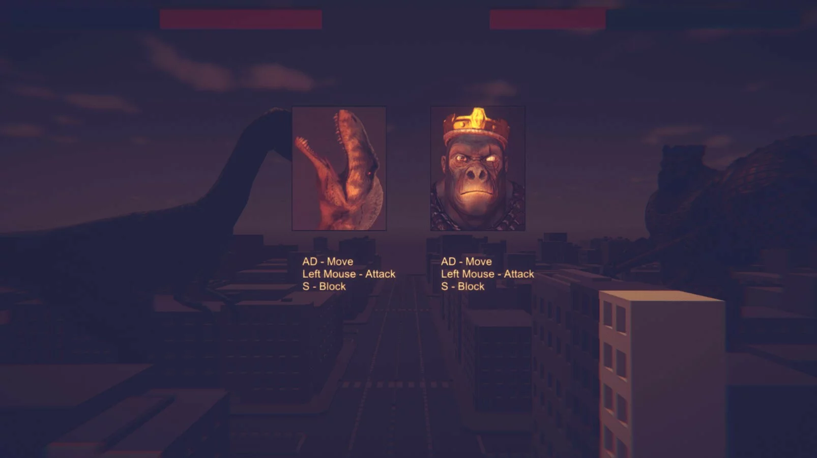Изображение игры: Monkey vs Dino
