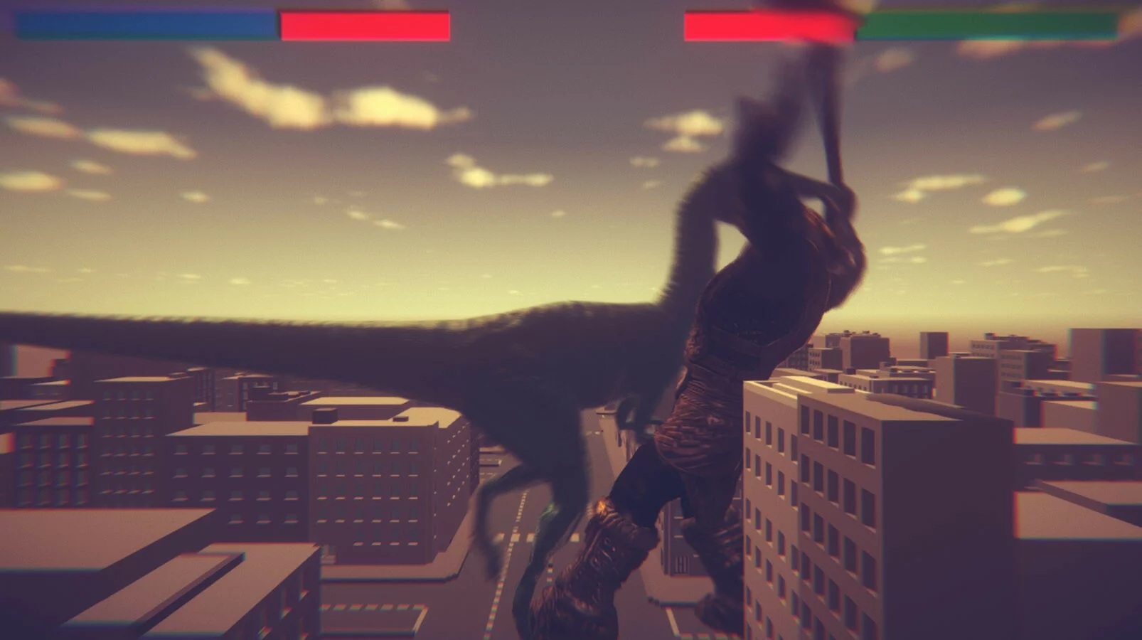 Изображение игры: Monkey vs Dino