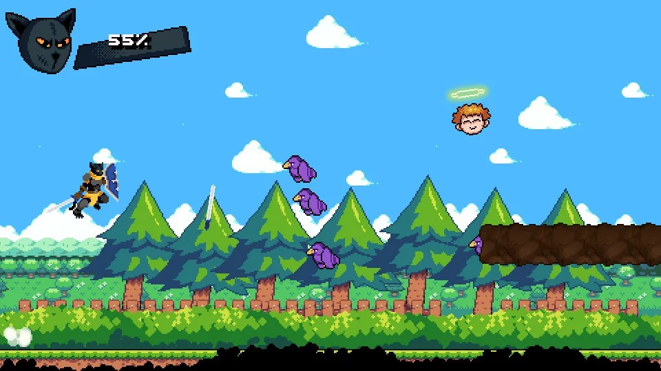 Изображение игры: Cat Knight