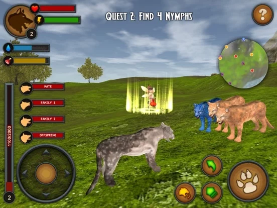 Изображение игры: Cougars of the Forest