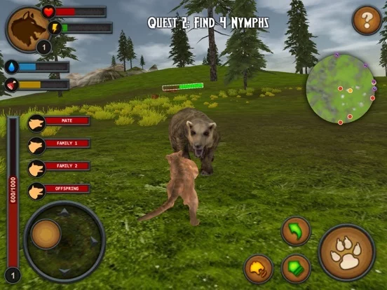Изображение игры: Cougars of the Forest