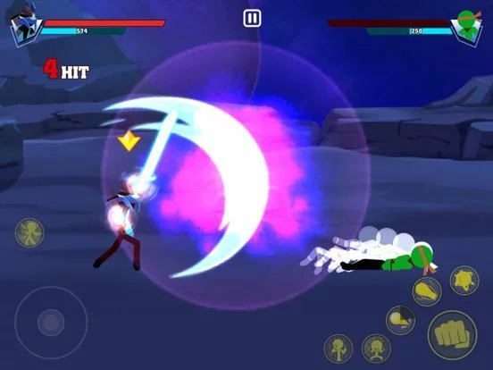Изображение игры: Stickman Battle Fight Hero War