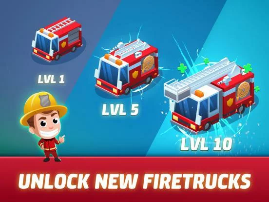 Изображение игры: Idle Firefighter Tycoon
