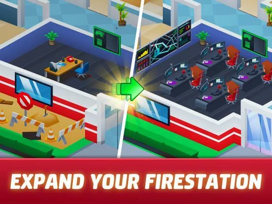 Изображение игры: Idle Firefighter Tycoon