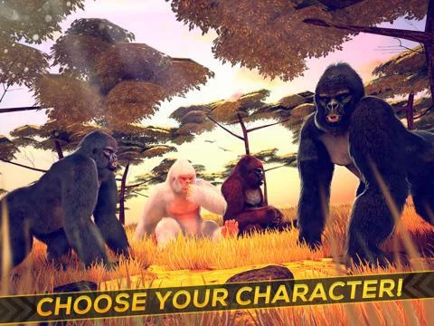 Изображение игры: Gorilla Monkey Running Adventure Game For Free