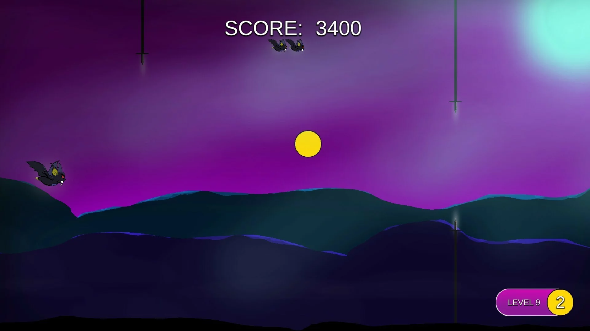 Изображение игры: Flappy Bat