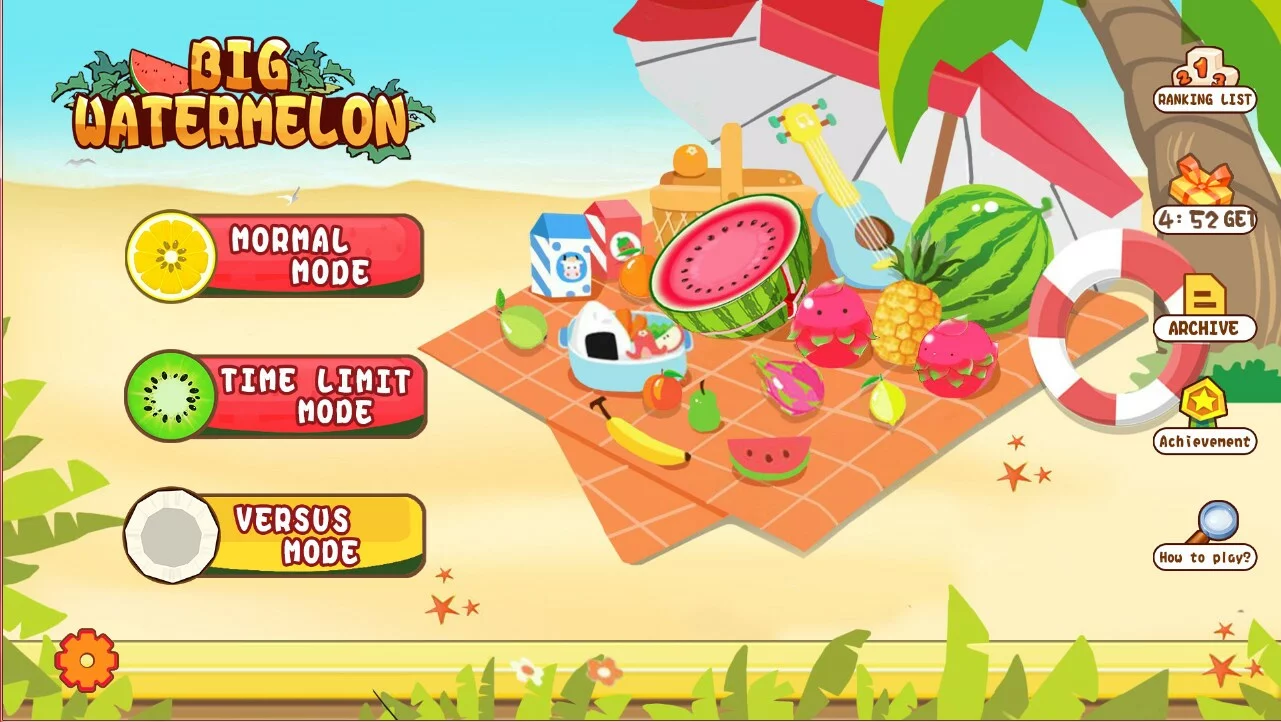 Изображение игры: 合成大西瓜 | Big watermelon