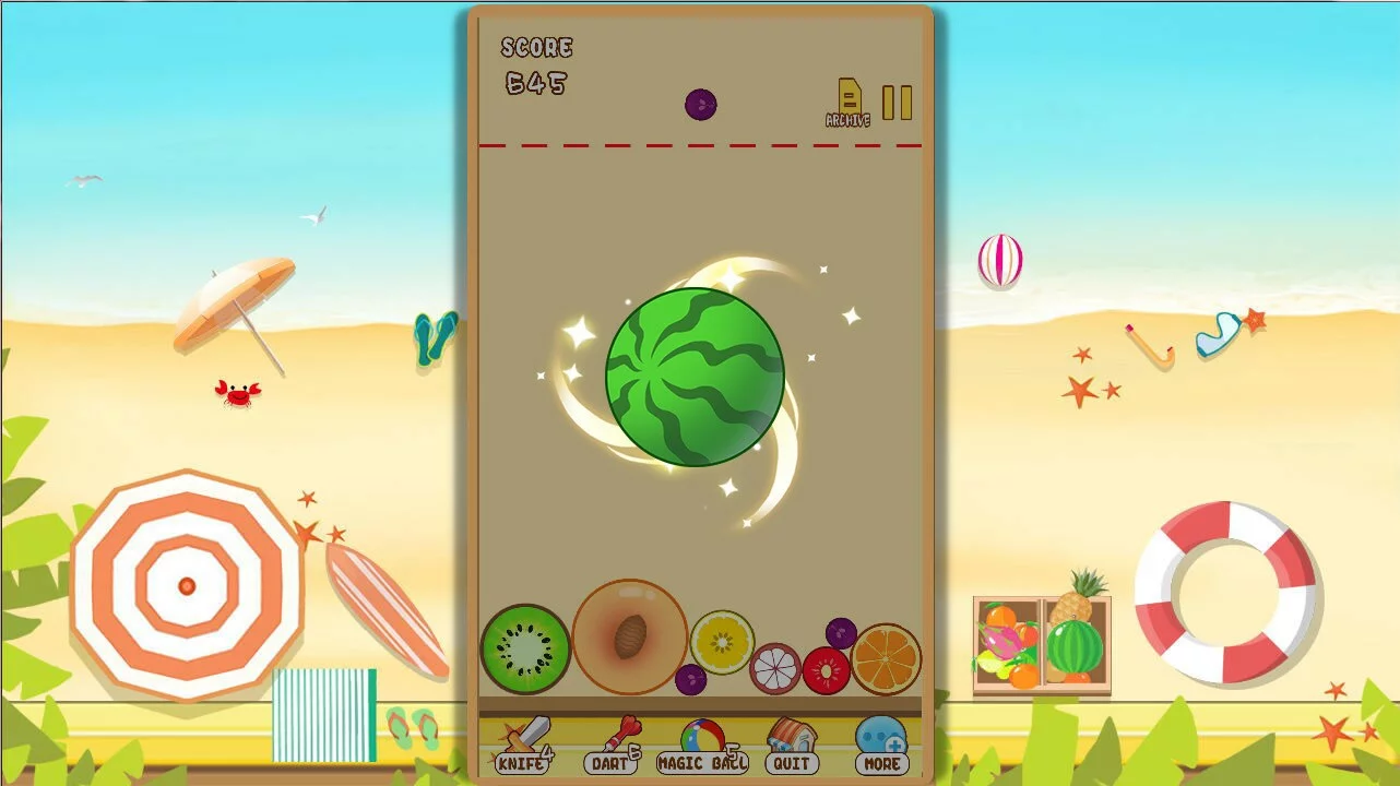Изображение игры: 合成大西瓜 | Big watermelon