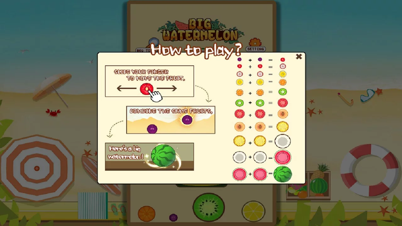 Изображение игры: 合成大西瓜 | Big watermelon