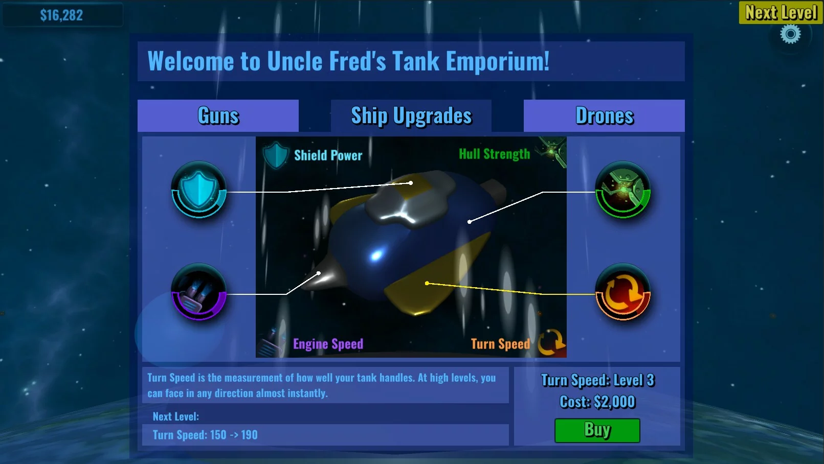 Изображение игры: Cosmic Tank