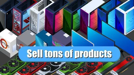 Изображение игры: Gaming Shop Tycoon  - Idle Shopkeeper Tycoon Game