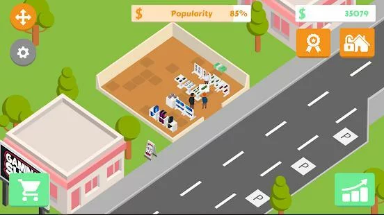 Изображение игры: Gaming Shop Tycoon  - Idle Shopkeeper Tycoon Game