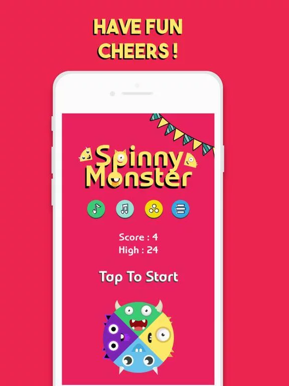 Изображение игры: Spinny Monster