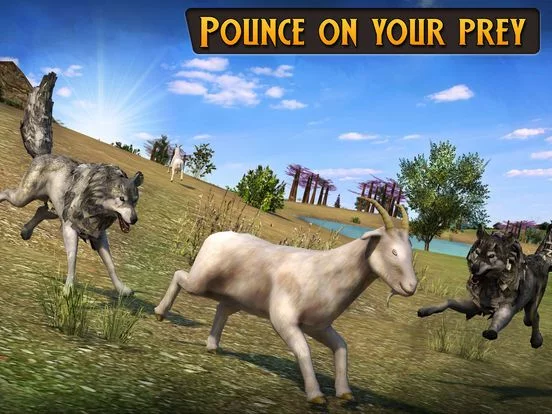 Изображение игры: Wolf Life Simulation 2017