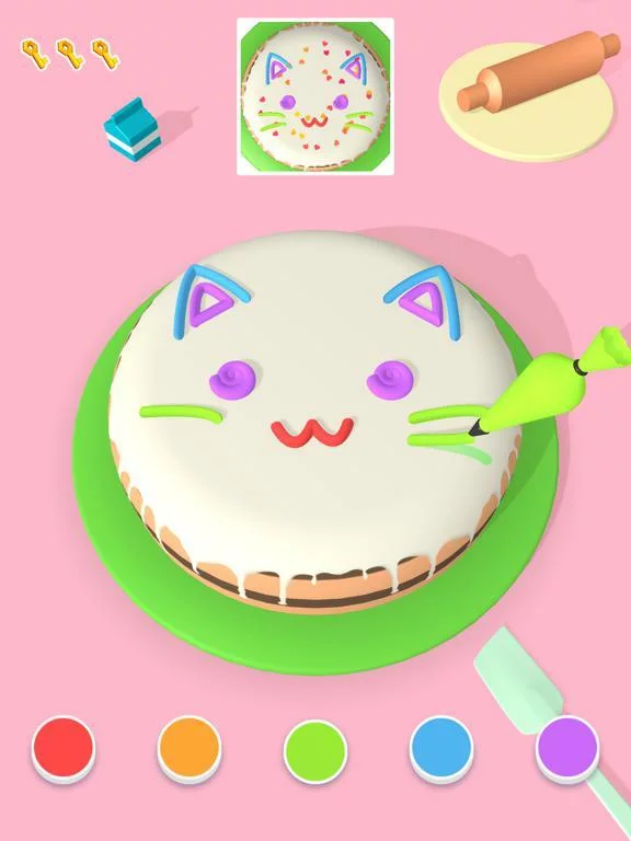 Изображение игры: Cake Art 3D