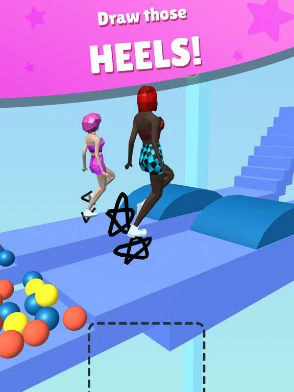 Изображение игры: Scribble Heels