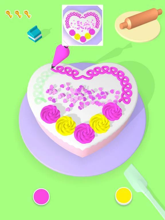 Изображение игры: Cake Art 3D