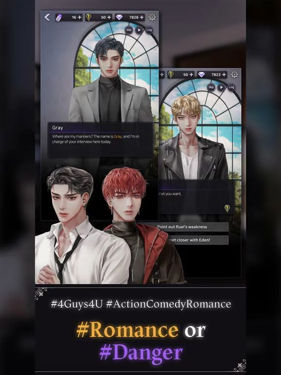 Изображение игры: BloodKiss: Vampire romance