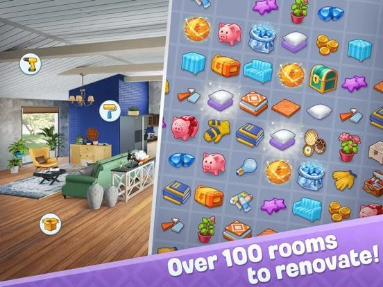 Изображение игры: Merge Design: home makeover